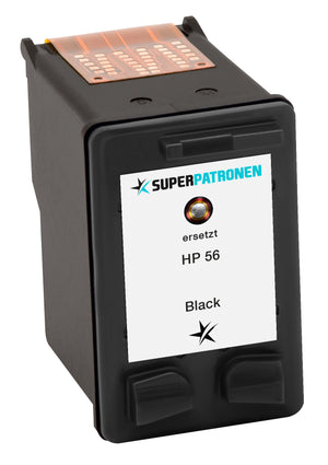 Refill HP C6656AE / 56 Druckkopfpatrone schwarz · 520 Seiten · Inhalt 21 ml