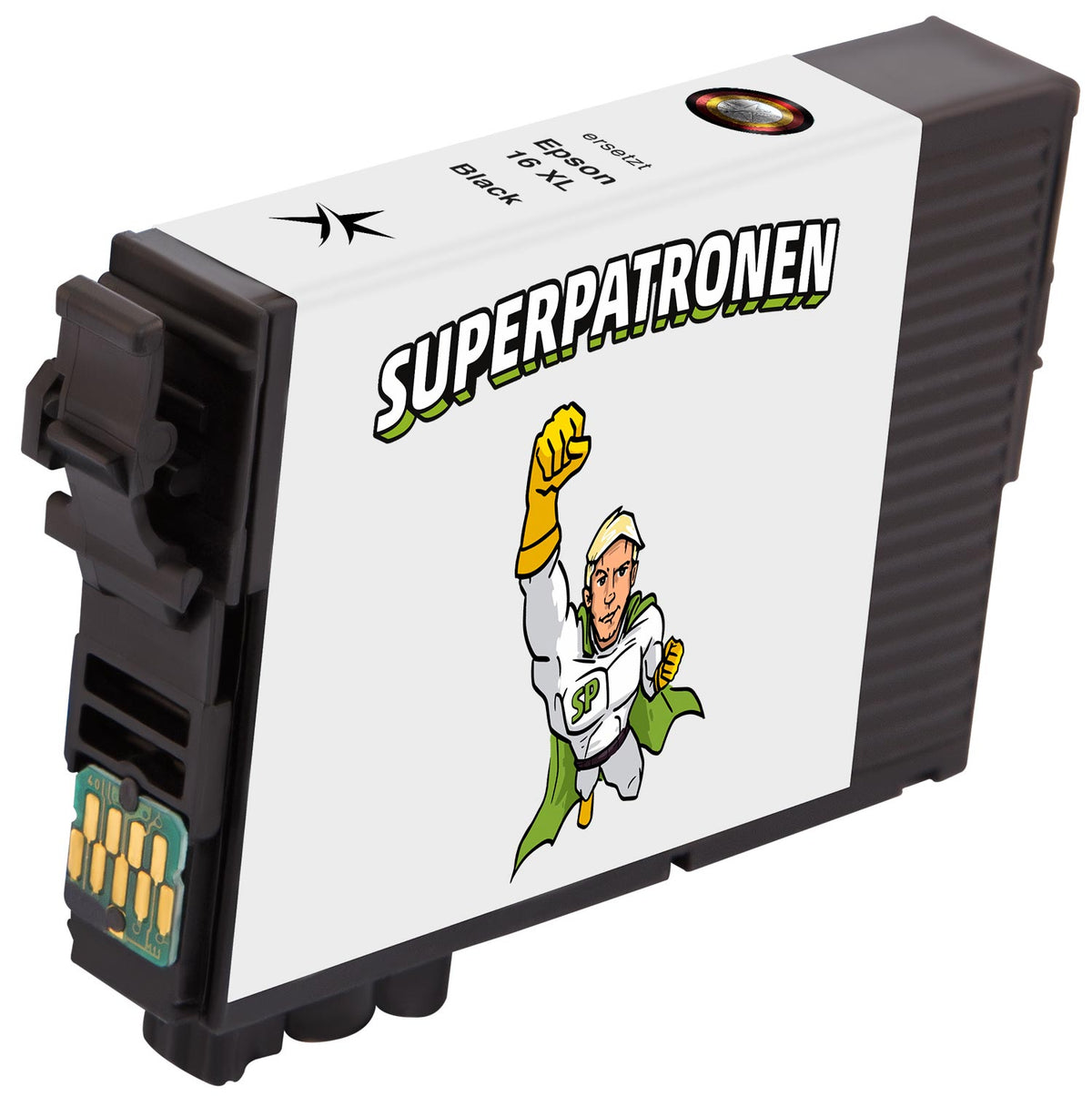 Kompatibel für Epson C13T16314010 / 16XL Tintenpatrone schwarz XL, 500 Seiten, Inhalt 12 ml