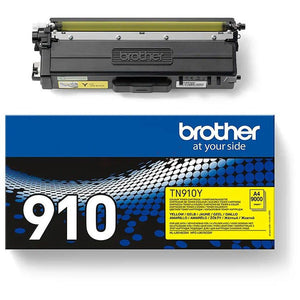Original Brother TN-910Y Toner gelb · 9.000 Seiten