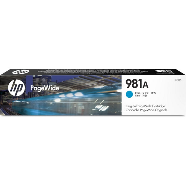 Original HP J3M68A / 981A Tintenpatrone cyan, 6.000 Seiten, Inhalt 70 ml
