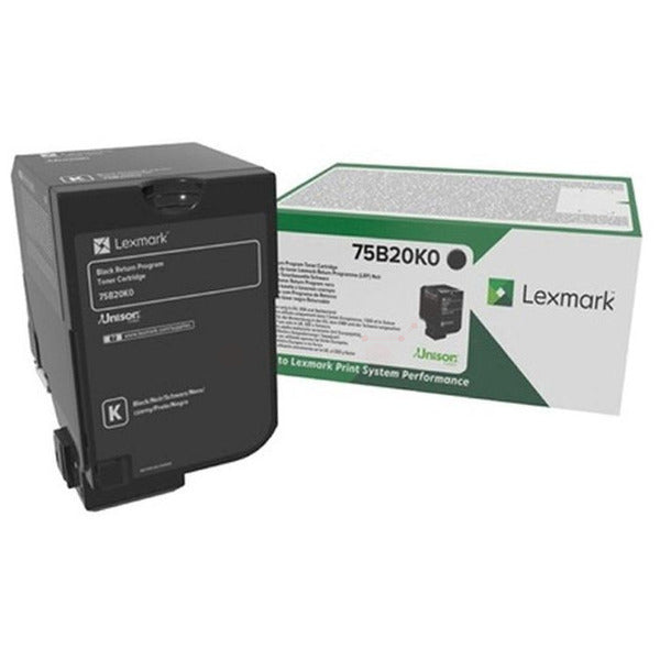 Original Lexmark 75B20K0 Toner-Kit schwarz return program, 13.000 Seiten