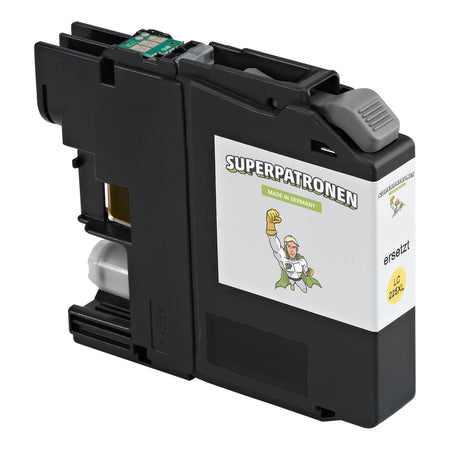Kompatibel für Brother LC-225XLY Tintenpatrone gelb, 1.200 Seiten, Inhalt 14 ml