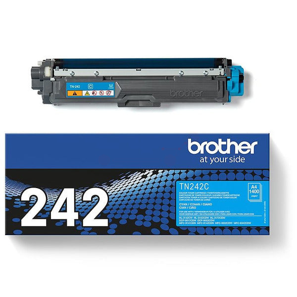 Original Brother TN-242C Toner-Kit cyan, 1.400 Seiten