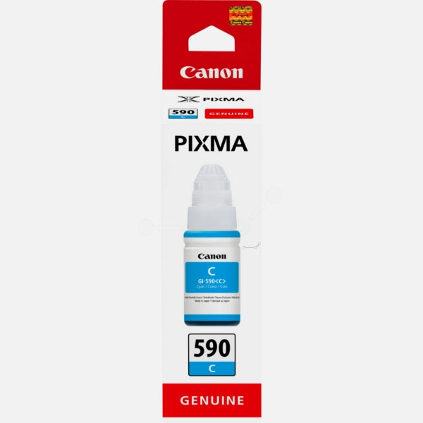 Original Canon 1604C001 / GI-590 C Tintenflasche cyan, 7.000 Seiten, Inhalt 70 ml
