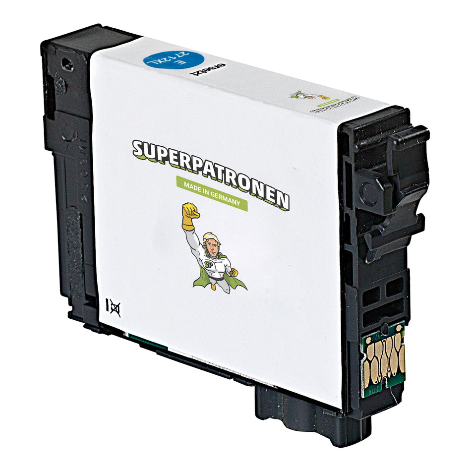 Kompatibel für Epson C13T27124010 / 27XL Tintenpatrone cyan, 1.100 Seiten, Inhalt 12 ml