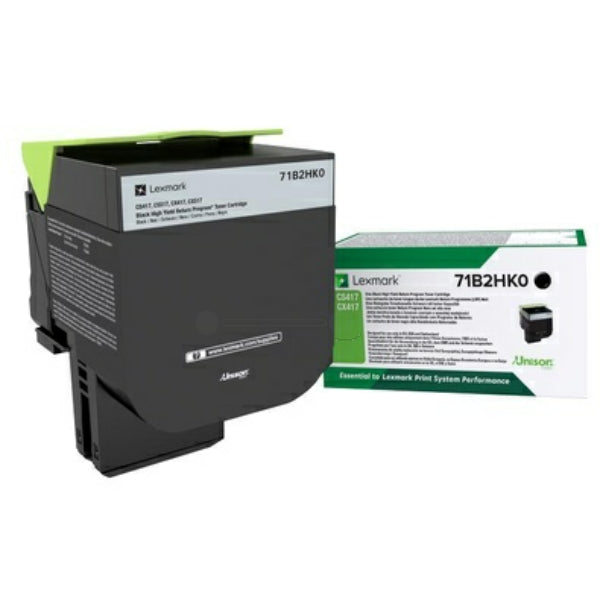 Original Lexmark 71B2HK0 Toner-Kit schwarz return program, 6.000 Seiten