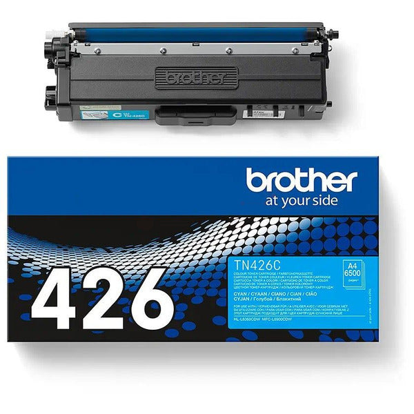 Original Brother TN-426C Toner-Kit cyan extra High-Capacity, 6.500 Seiten