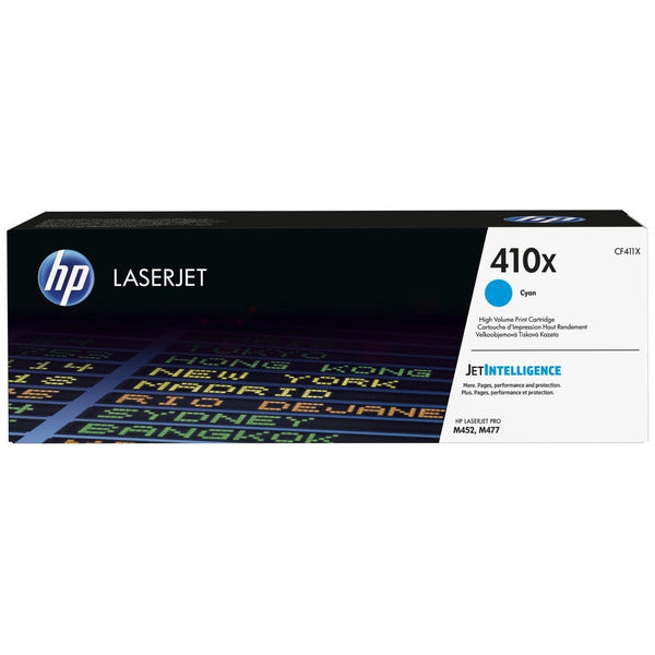 Original HP CF411X / 410X Tonerkartusche cyan High-Capacity, 5.000 Seiten