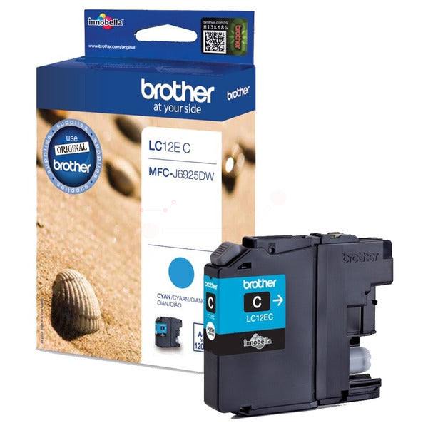 Original Brother LC-12EC Tintenpatrone cyan, 1.200 Seiten