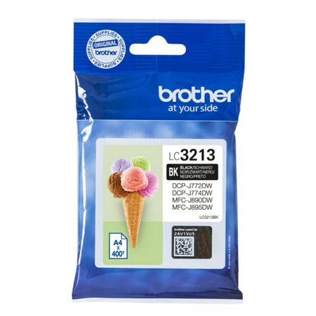Original Brother LC-3213BK Tintenpatrone schwarz, 400 Seiten