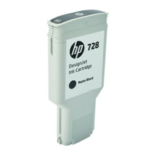Original HP F9J68A / 728 Tintenpatrone schwarz matt, Inhalt 300 ml