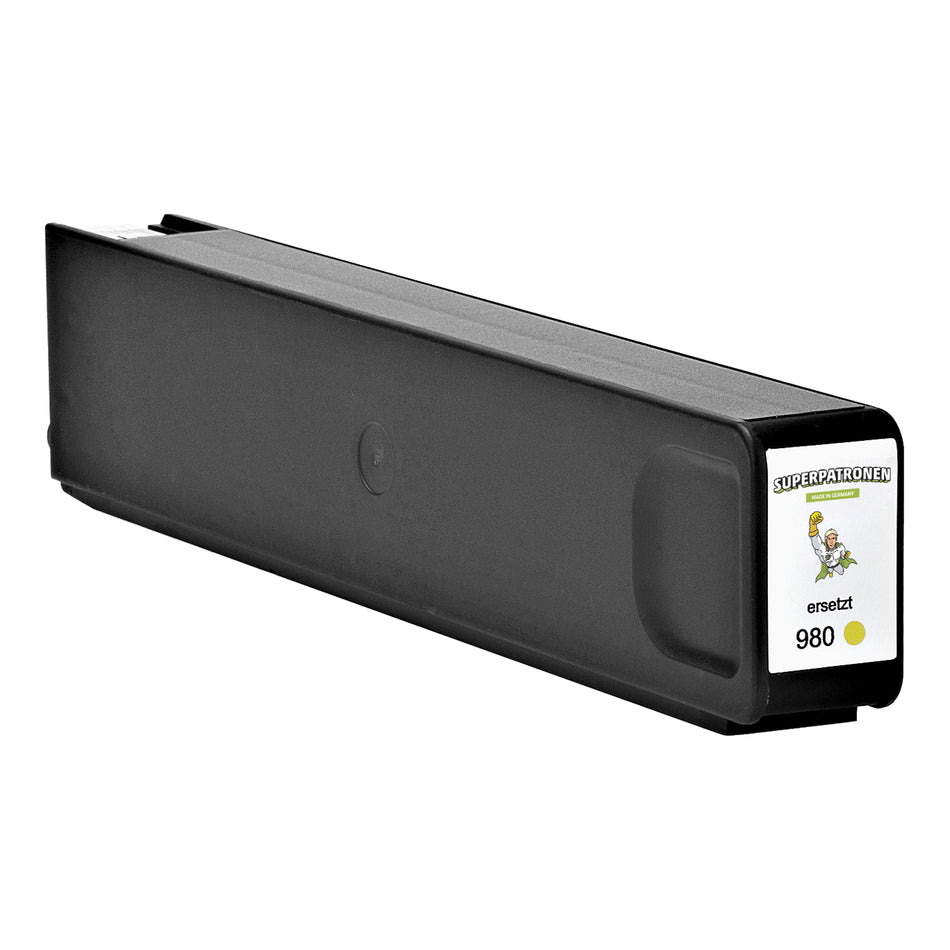 Kompatibel für HP D8J09A / 980 Tintenpatrone gelb, 6.600 Seiten, Inhalt 100 ml