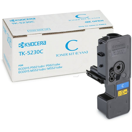 Original Kyocera 1T02R9CNL0 / TK-5230 C Toner-Kit cyan, 2.200 Seiten