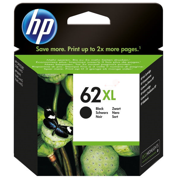 Original HP C2P05AE / 62XL Druckkopfpatrone schwarz High-Capacity, 600 Seiten