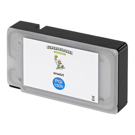 Kompatibel für Canon 9193B001 / PGI-1500 XLC Tintenpatrone cyan, 1.020 Seiten, Inhalt 12 ml