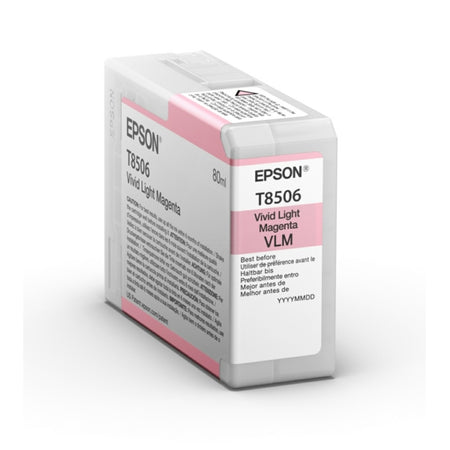 Original Epson C13T850600 / T8506 Tintenpatrone magenta hell, Inhalt 80 ml