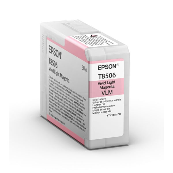 Original Epson C13T850600 / T8506 Tintenpatrone magenta hell, Inhalt 80 ml