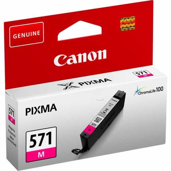 Original Canon 0387C001 / CLI-571 M Tintenpatrone magenta, 297 Seiten, Inhalt 6,5 ml