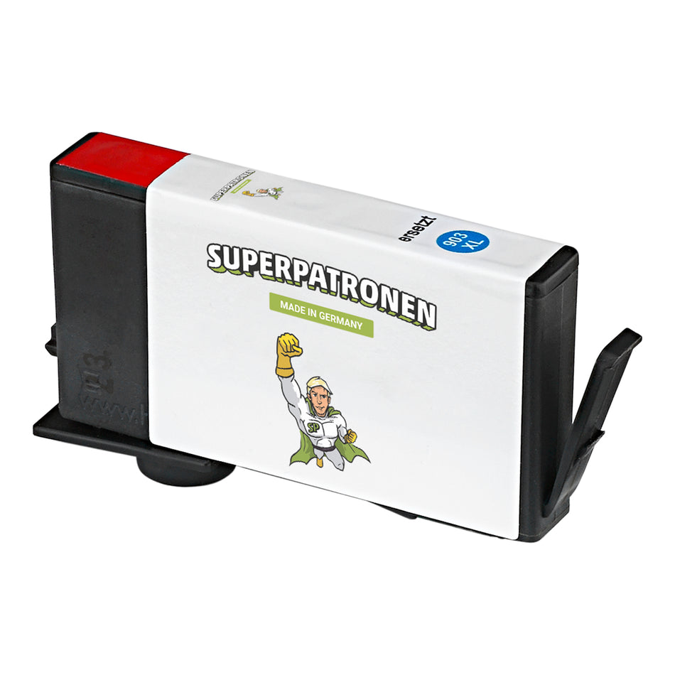 Kompatibel für HP T6M03AE / 903XL Tintenpatrone cyan, 825 Seiten, Inhalt 9,5 ml