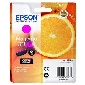 Original Epson 33XL Tintenpatrone magenta (Orange)