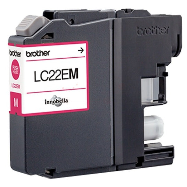 Original Brother LC-22EM Tintenpatrone magenta, 1.200 Seiten, Inhalt 11,8 ml