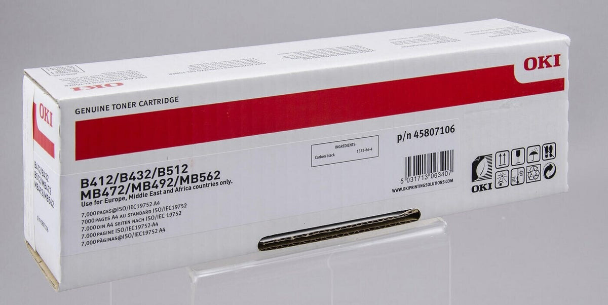 Original OKI 45807106 Toner-Kit, 7.000 Seiten