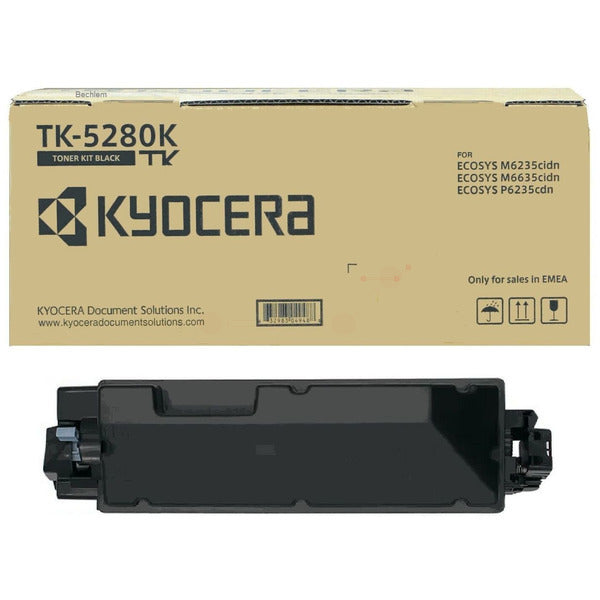 Original Kyocera 1T02TW0NL0 / TK-5280 K Toner-Kit schwarz, 13.000 Seiten