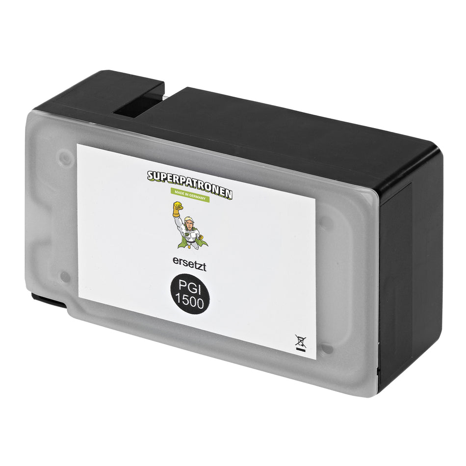 Kompatibel für Canon 9182B001 / PGI-1500 XLBK Tintenpatrone schwarz, 1.200 Seiten, Inhalt 35 ml