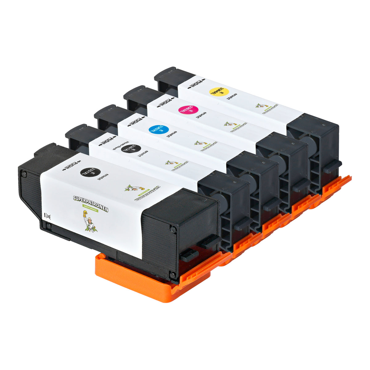 Kompatibel für Epson C13T33574010 / 33XL Tintenpatrone MultiPack Bk,C,M,Y,PBK, Inhalt VE=5