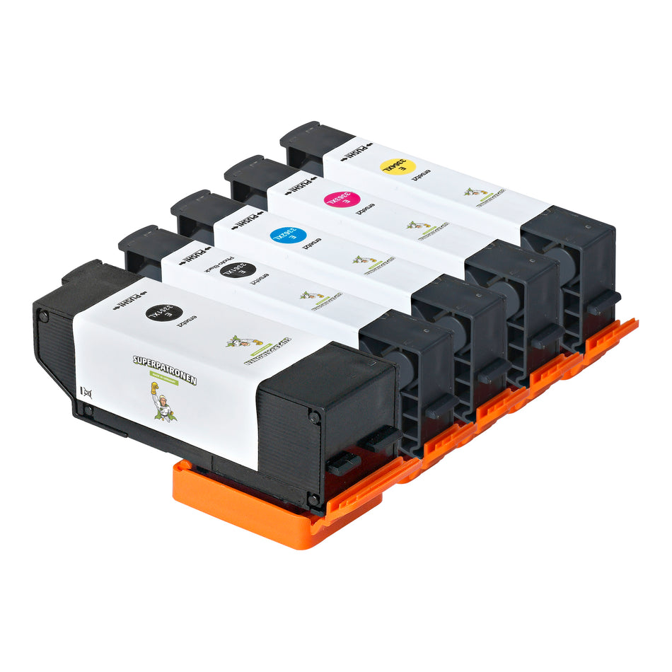 Kompatibel für Epson C13T33574010 / 33XL Tintenpatrone MultiPack Bk,C,M,Y,PBK, Inhalt VE=5