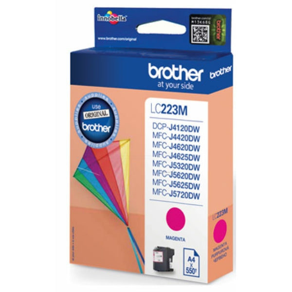 Original Brother LC-223M Tintenpatrone magenta, 550 Seiten, Inhalt 5,9 ml