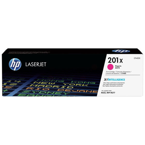 Original HP CF403X / 201X Tonerkartusche magenta High-Capacity, 2.300 Seiten