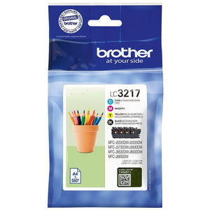 Original Brother LC-3217 Tintenpatrone 4er-Set Bk,C,M,Y