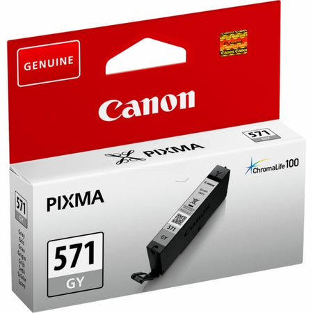 Original Canon 0389C001 / CLI-571 GY Tintenpatrone grau, 780 Seiten, Inhalt 7 ml