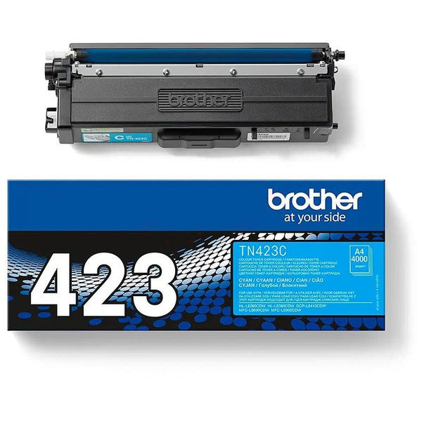 Original Brother TN-423C Toner-Kit cyan High-Capacity, 4.000 Seiten