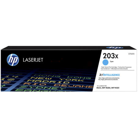 Original HP CF541X / 203X Tonerkartusche cyan High-Capacity, 2.500 Seiten