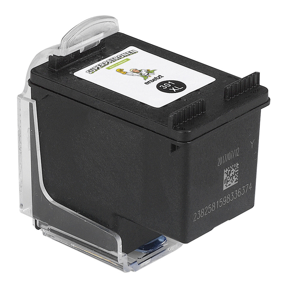 Kompatibel für HP CH563EE / 301XL Druckkopfpatrone schwarz High-Capacity, 480 Seiten, Inhalt 17 ml