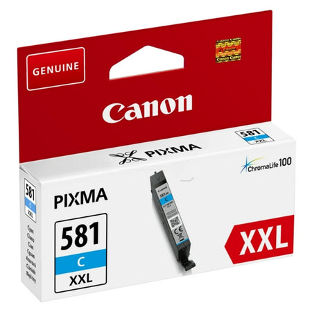 Original Canon 1995C001 / CLI-581 CXXL Tintenpatrone cyan extra High-Capacity, 820 Seiten, Inhalt 11,7 ml