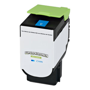 Refill Lexmark 802S Toner cyan · 3.000 Seiten