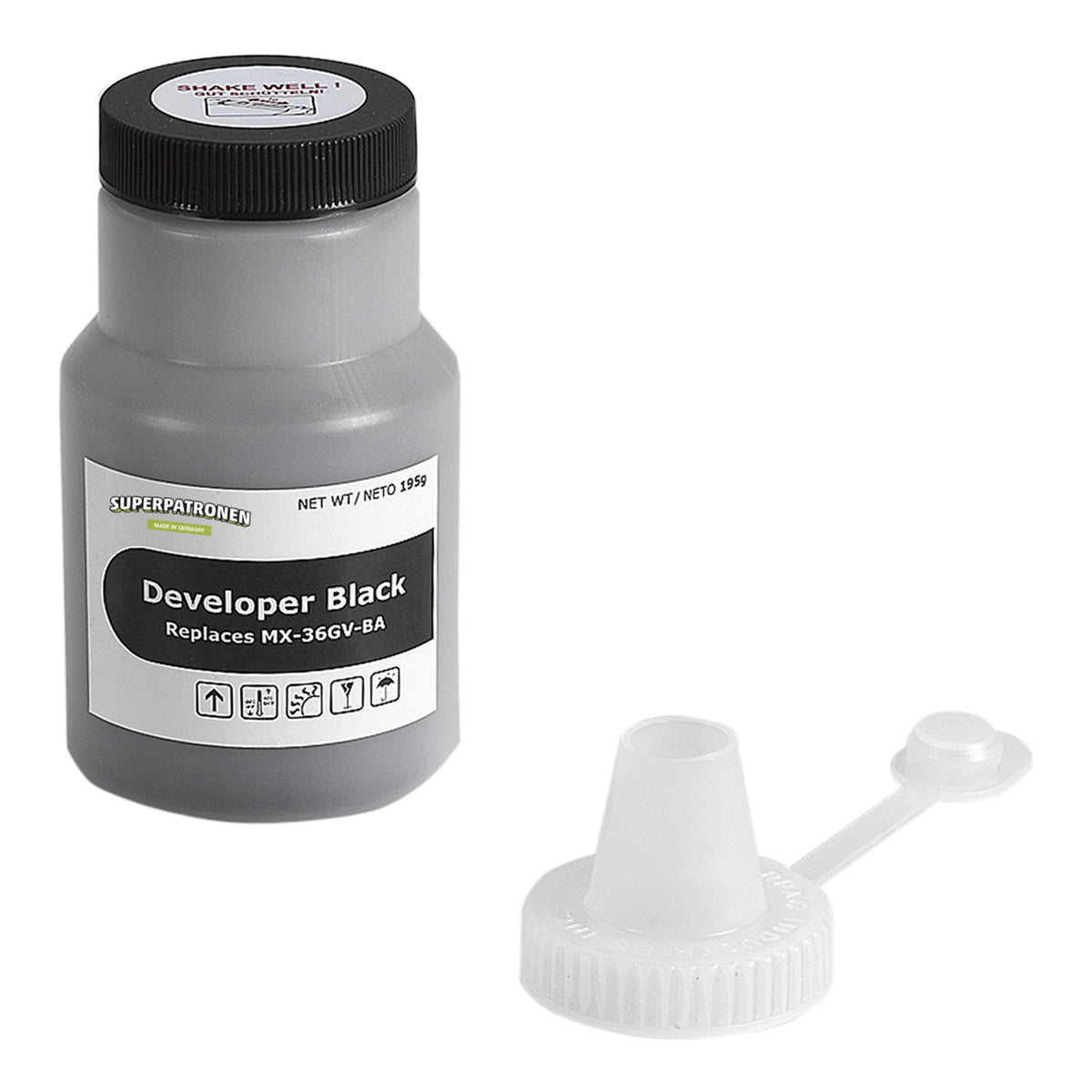 Kompatibel für Sharp MX-36GVBA Entwickler schwarz, 100.000 Seiten
