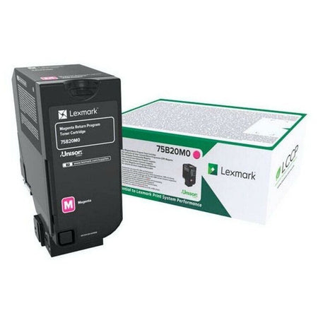 Original Lexmark 75B20M0 Toner-Kit magenta return program, 10.000 Seiten