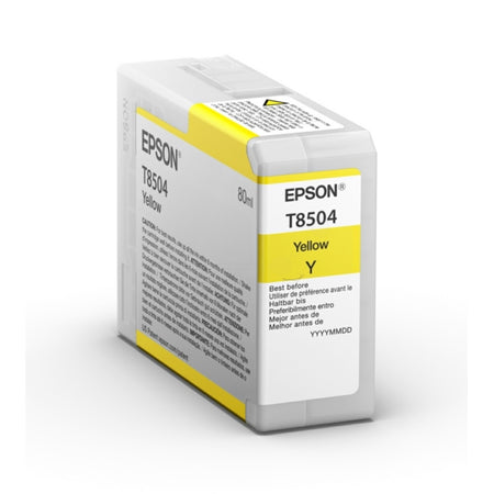 Original Epson C13T850400 / T8504 Tintenpatrone gelb, Inhalt 80 ml