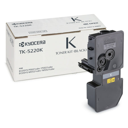 Original Kyocera 1T02R90NL1 / TK-5220 K Toner-Kit schwarz, 1.200 Seiten