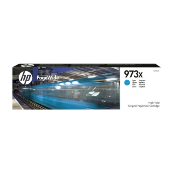 Original HP F6T81AE / 973X Tintenpatrone cyan, 7.000 Seiten, Inhalt 85,5 ml