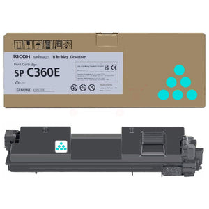 Original Ricoh SPC360E Toner cyan · 1.500 Seiten