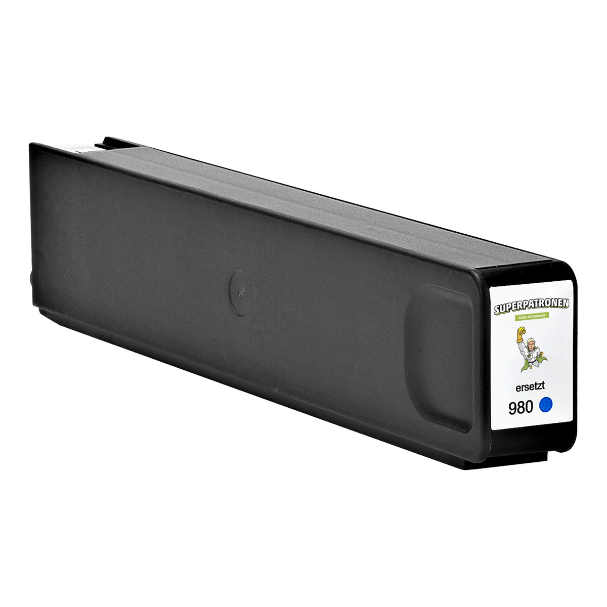 Kompatibel für HP D8J07A / 980 Tintenpatrone cyan, 6.600 Seiten, Inhalt 100 ml