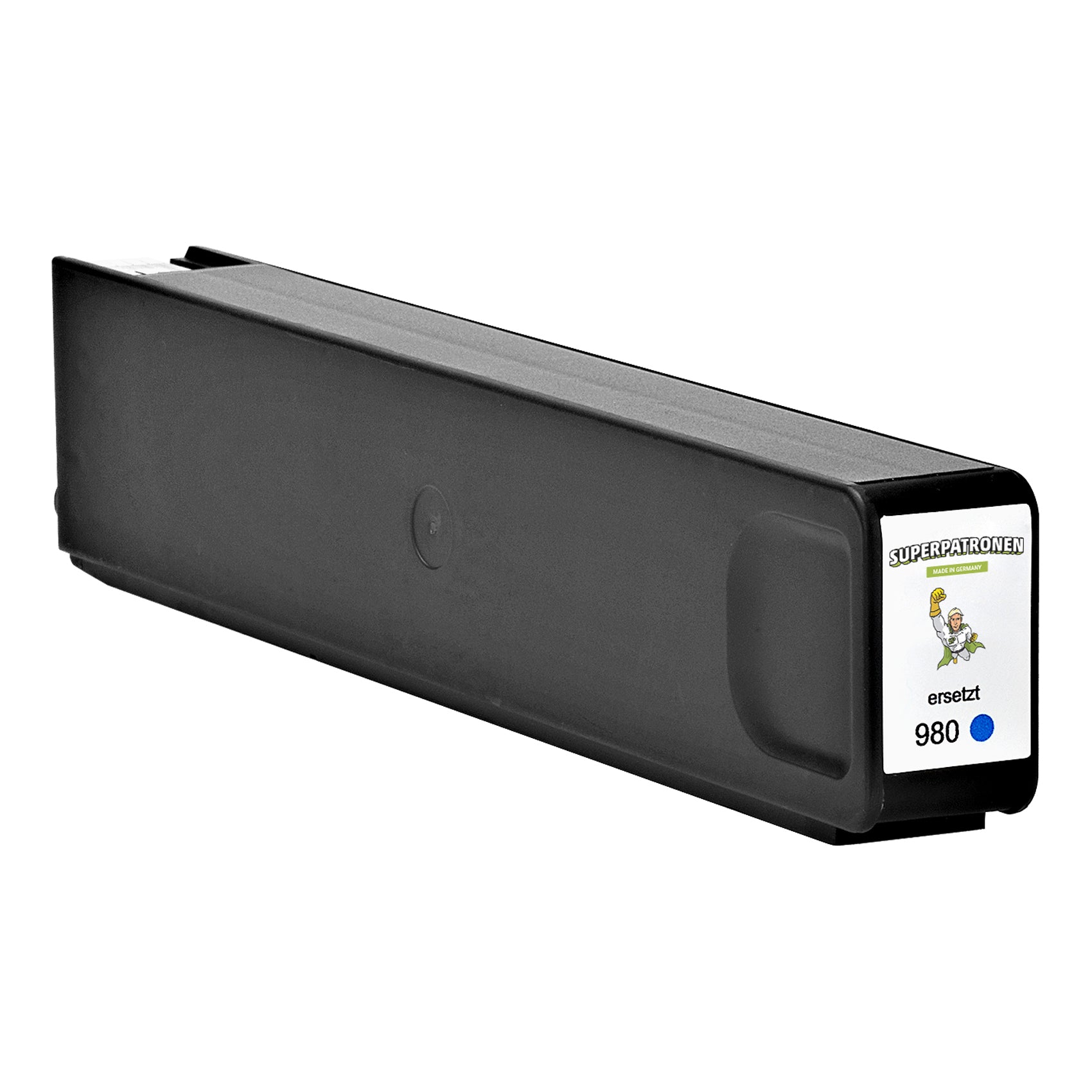 Kompatibel für HP D8J07A / 980 Tintenpatrone cyan, 6.600 Seiten, Inhalt 100 ml