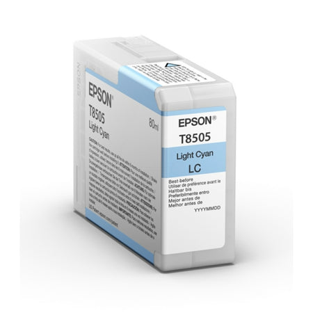 Original Epson C13T850500 / T8505 Tintenpatrone cyan hell, Inhalt 80 ml