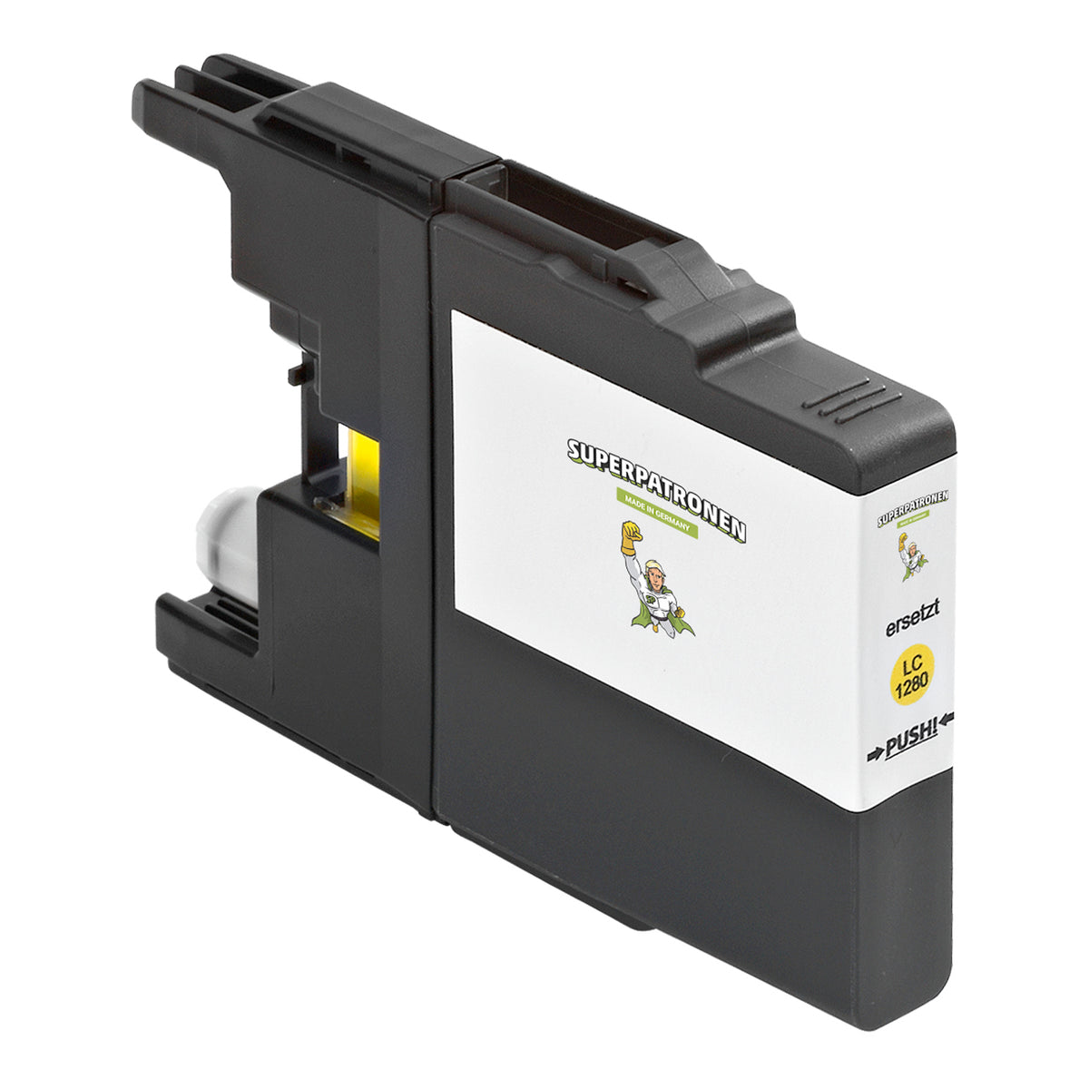 Kompatibel für Brother LC-1280XLY Tintenpatrone gelb High-Capacity, 1.200 Seiten, Inhalt 14 ml