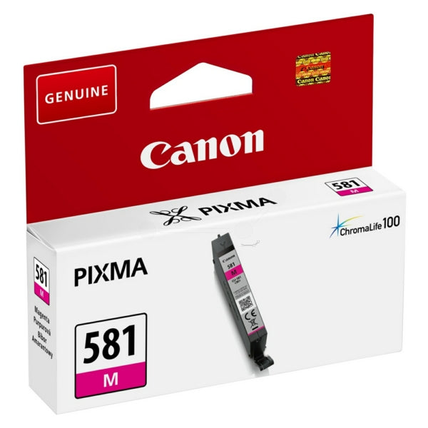 Original Canon 2104C001 / CLI-581 M Tintenpatrone magenta, 223 Seiten, Inhalt 5,6 ml